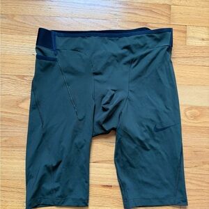 Nike Dark Green Compression Shorts